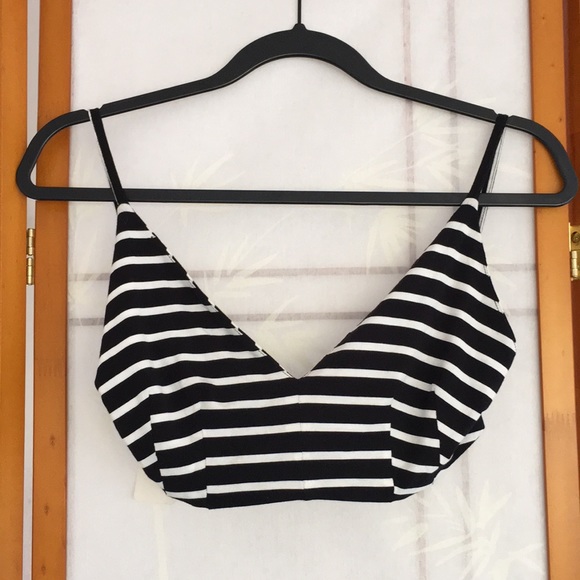 Olivaceous Striped Cami Bra Top - Picture 3 of 7